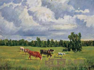 谭涤夫 2004年作 夏日 60×80cm